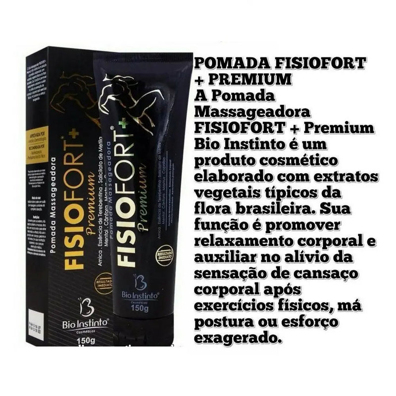 Pomada Desodorante Fisiofort Premium – Alívio e Bem-Estar Natural 🌿💆‍♂️