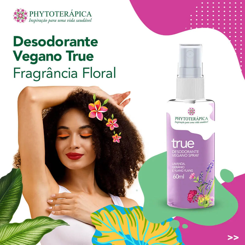 Desodorante Vegano Spray True - 60ml