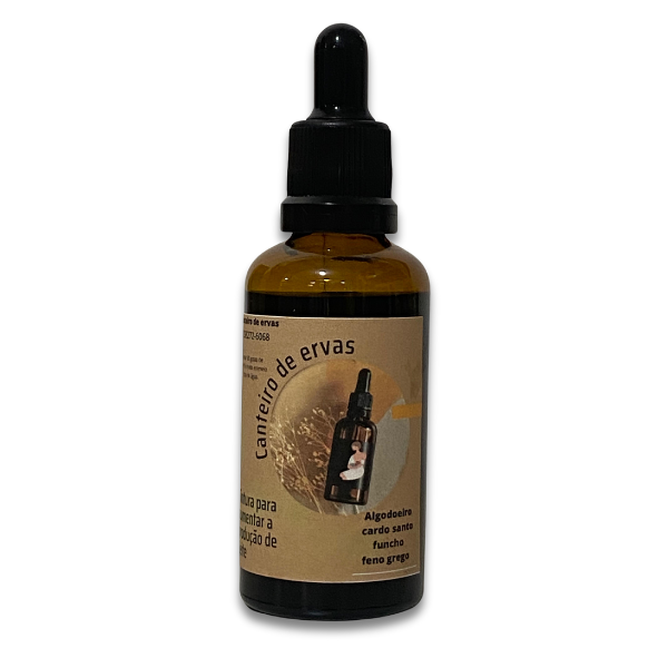 Tintura para Aumentar a Produção de Leite - Canteiro de Ervas Frasco com 50ml