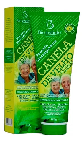 Pomada Desodorante Massageadora – Canela de Velho & Sebo de Carneiro