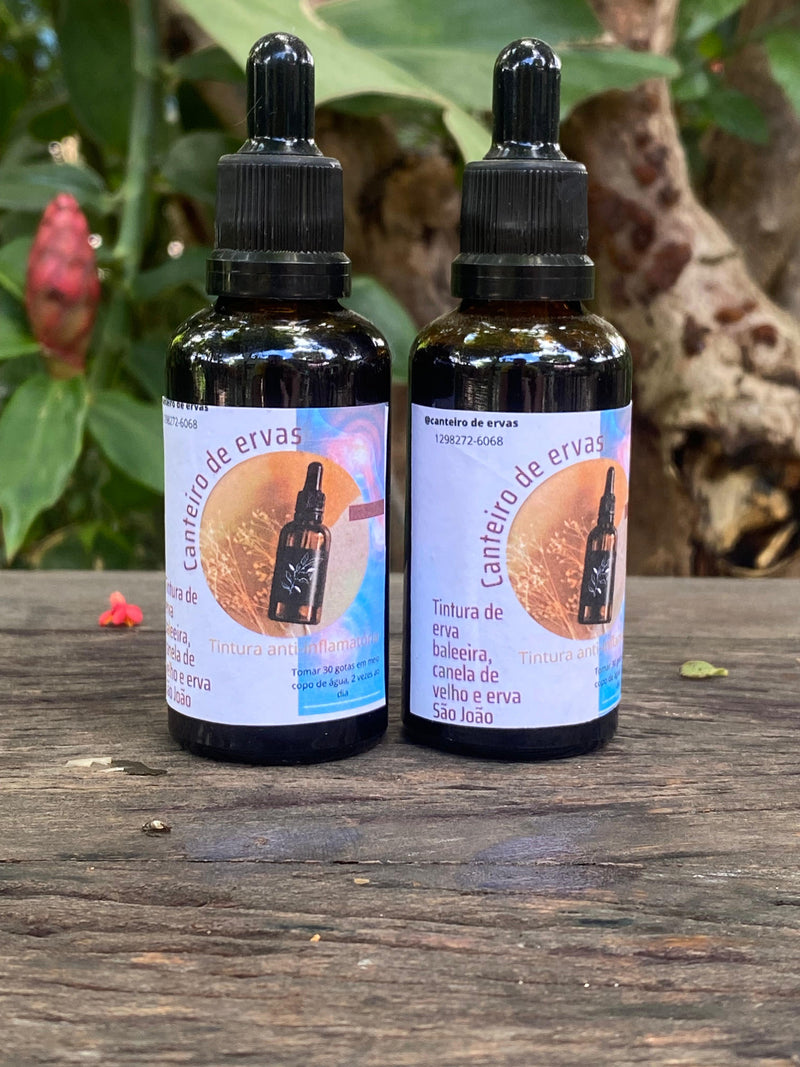 Tintura Anti-inflamatória Canteiro de Ervas – 50ml