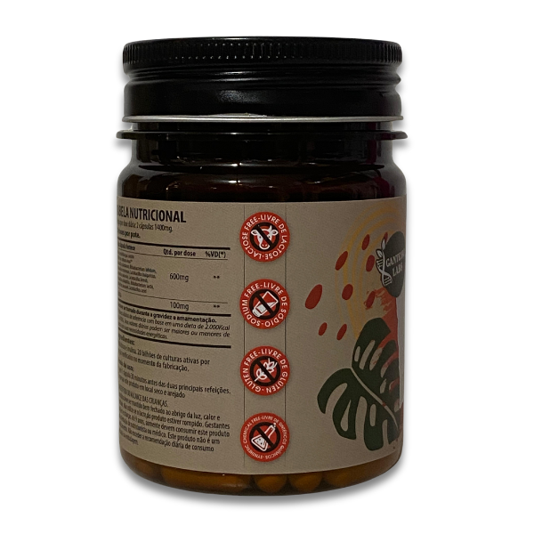 Probiotic Canteiro de Ervas - 10 Tipos de Organismos Probióticos - 60 Cápsulas