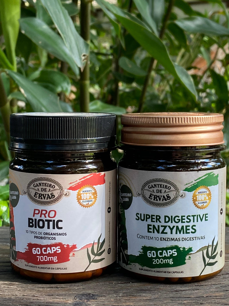 Combo Probiótico e Enzimas Digestivas – Canteiro de Ervas