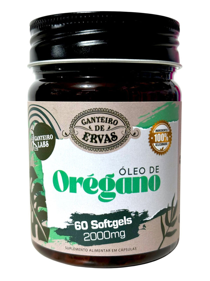 Óleo de Orégano – 60 cápsulas | Canteiro de Ervas