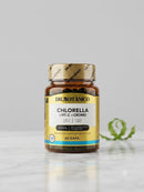 Chlorella + Vitamina C + Cromo – 900mg por porção diária (2 cápsulas)