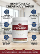 Creatine Vitafor — Suplemento Alimentar em Pó 300g