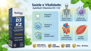 Vitamina D3 + K2 Apis Nutri — Suplemento Alimentar Líquido