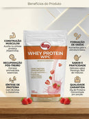 Whey Protein WPC — 21g de Proteína | Sabor Morango | 900g