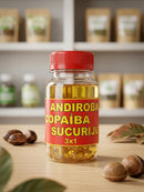 Cápsulas Andiroba, Copaíba e Sucurijú 3 em 1 — 50 Cápsulas
