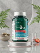 Vitamina B12 Metilcobalamina — 60 Pastilhas Mastigáveis Sabor Morango