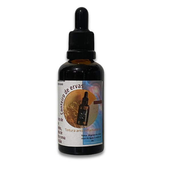 Tintura Anti-inflamatória Canteiro de Ervas – 50ml