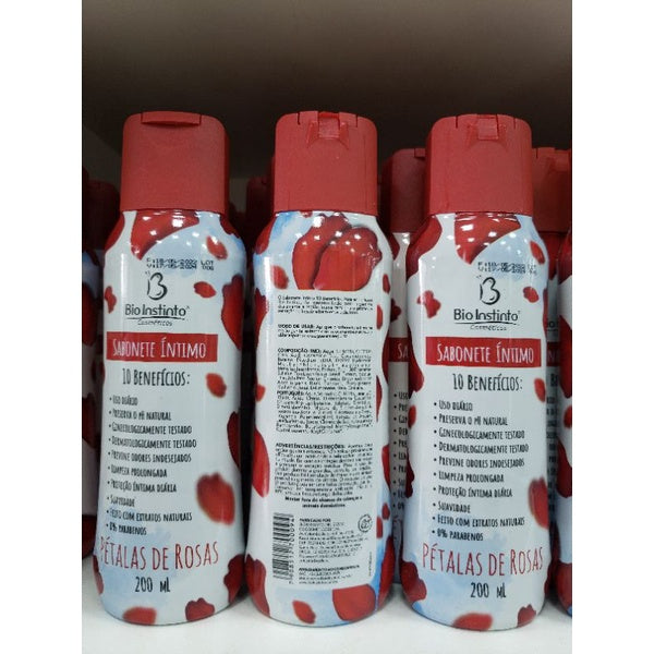 Sabonete Íntimo Pétalas de Rosas 200ml 🌹✨