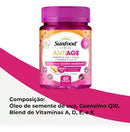 AntiAge – Semente de Uva + CoQ10 + Vitaminas A, D, E e K – Sunfood – 2000mg – 60 Softgels