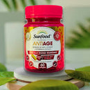 AntiAge – Semente de Uva + CoQ10 + Vitaminas A, D, E e K – Sunfood – 2000mg – 60 Softgels