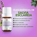 Óleo Essencial de Sálvia Esclareia 5ml – Equilíbrio e Bem-Estar