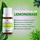 Óleo Essencial de Lemongrass 10ml – Frescor e Energia Natural