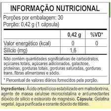 Silício Orgânico – 100mg | 30 Cápsulas