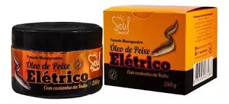 Pomada Massageadora Óleo de Peixe Elétrico com Castanha da Índia – 250g