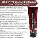 Gel Dental Sangue de Dragão com Carvão Ativado – 90g