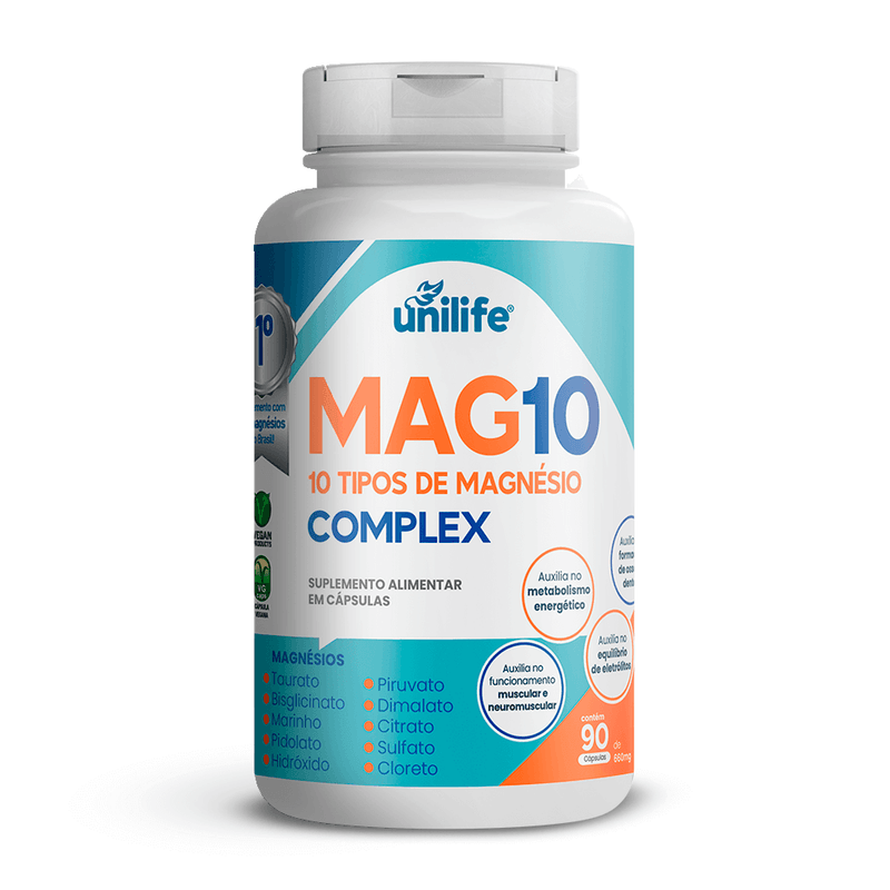 Mag10 – 10 Tipos de Magnésio