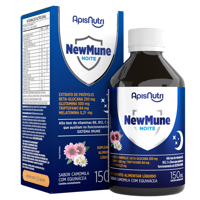 NEWMUNE NOITE Solução 150ml ApisNutri