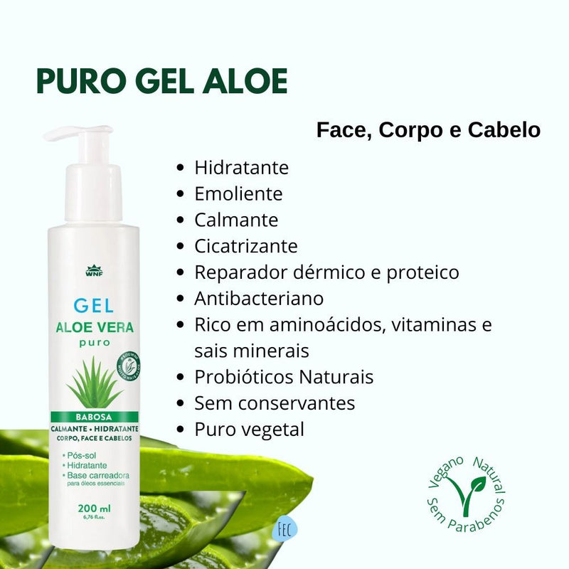 Gel de Aloe Vera Puro – 200ml 🌿✨