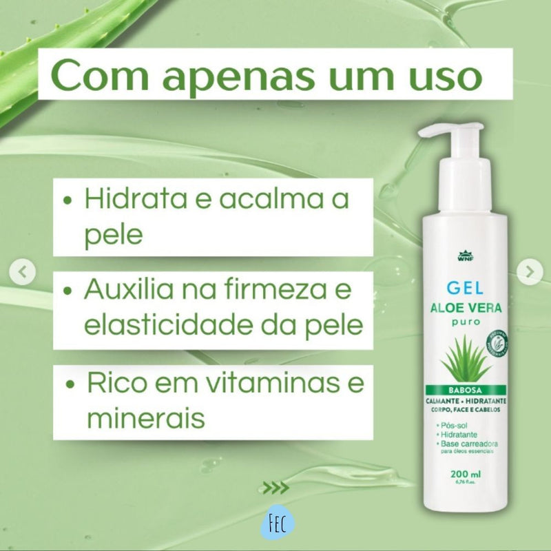 Gel de Aloe Vera Puro – 200ml 🌿✨